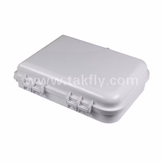 16 コア光ファイバ スプライス/終端ボックス (ピグテールとアダプタが内蔵)