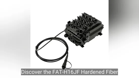 1X8 ブラック ABS PC 光ファイバー分配端子ボックス